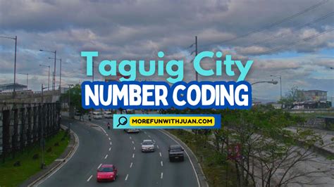 TAGUIG CITY NUMBER CODING (Window Hours, Exemptions .